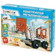 Конструктор металлический «Погрузчик» 130 эл