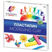 Луч Пластилин «Классика» 12 цв. со стеком