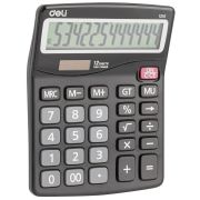 DELI. Калькулятор настольный 12--разрядов цвет черный арт.Е1210