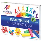 Луч Пластилин 18 цв. Классика в коррексе