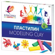 Луч Пластилин 16 цв. «Классика» в коррексе