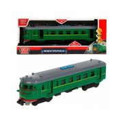 Технопарк COMTRAIN-19-GN ЭЛЕКТРИЧКА длина 19 см (двери, энерция)